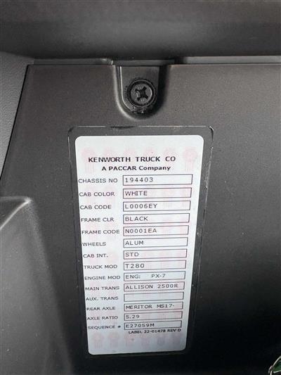 2026 Kenworth T280