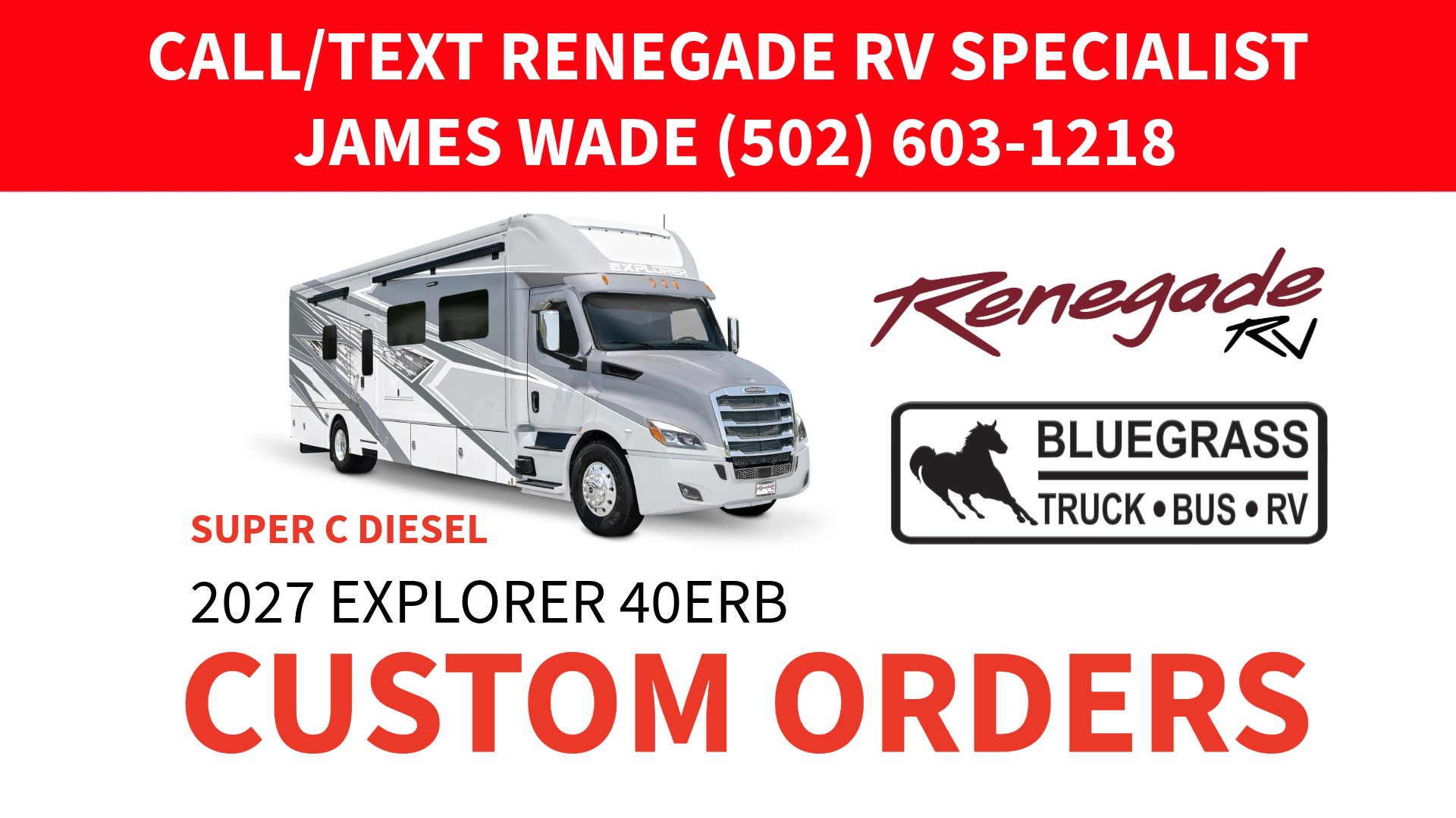 2027 Renegade Explorer 40ERB