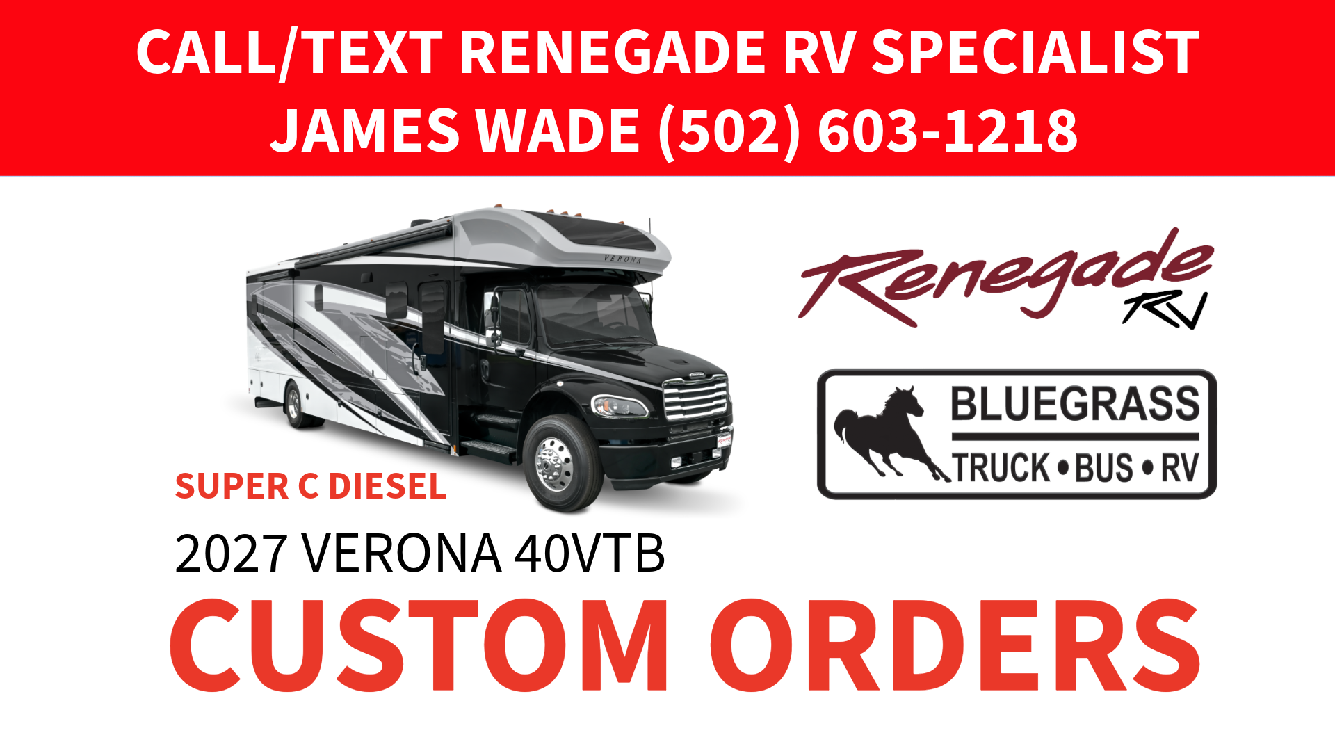 2027 Renegade Verona 40VTB