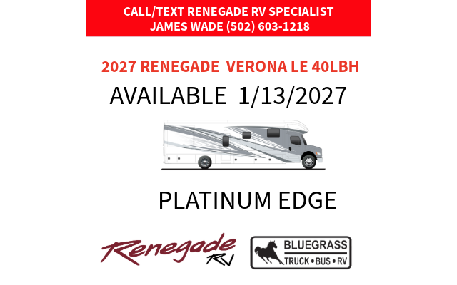 2027 Renegade Verona LE 40LBH