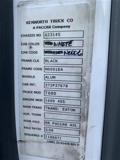 2020 Kenworth T680