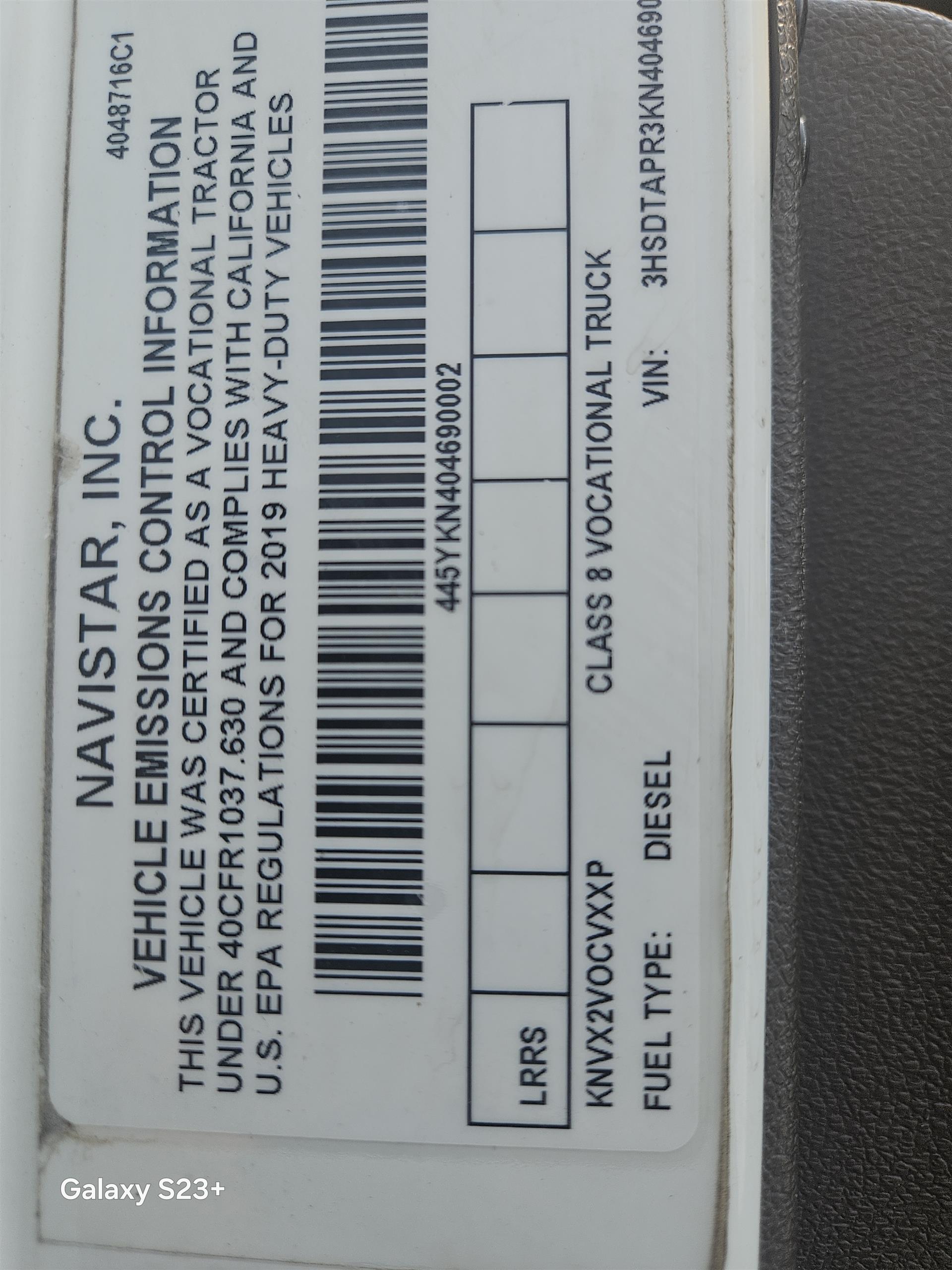 2019 INTERNATIONAL HX stock CO11248, photo 30