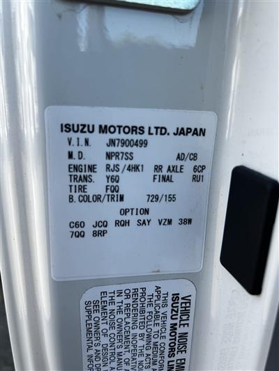 2022 Isuzu NQR