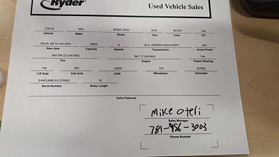 2020 International MV607