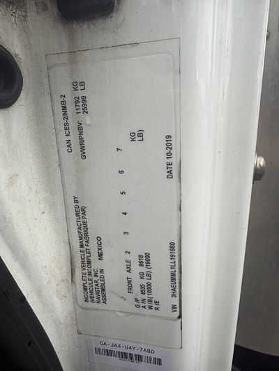 2020 International MV607