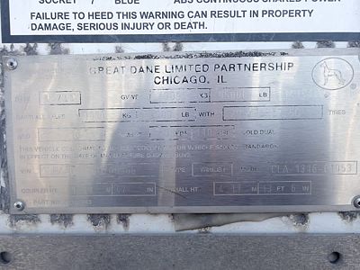2014 GREAT DANE TRAILERS 700-53/162/102