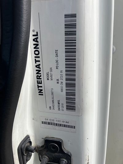 2020 International MV607