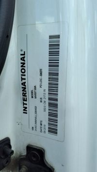 2020 International MV607