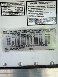 2019 Utility VS2RA 48/162/102