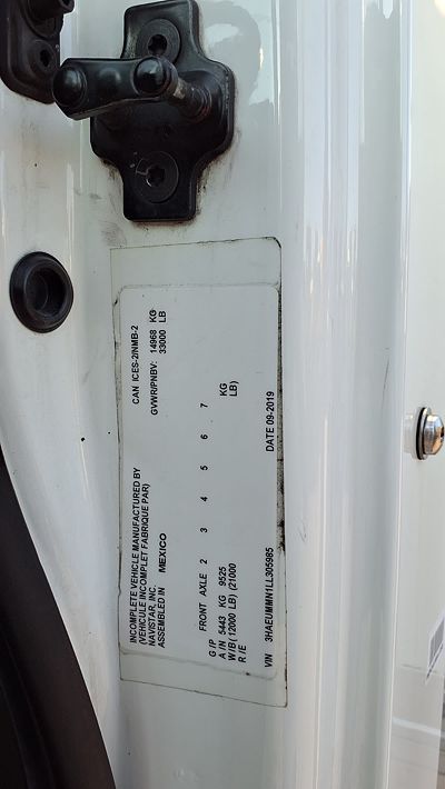 2020 International MV607