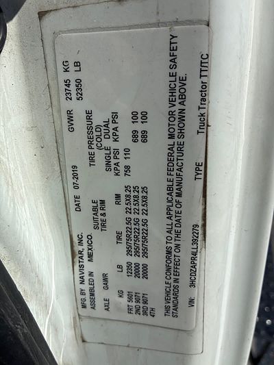 2020 International LT625