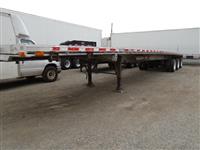 Used 2000 East aluminum tri axle flatbed for Sale