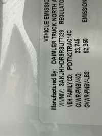 2024 Freightliner CASCADIA 126