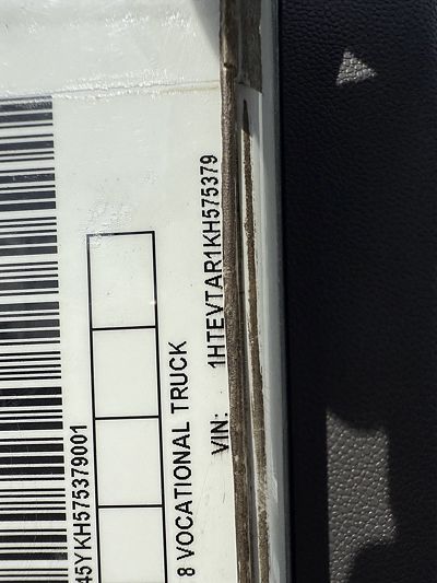 2019 International MV607