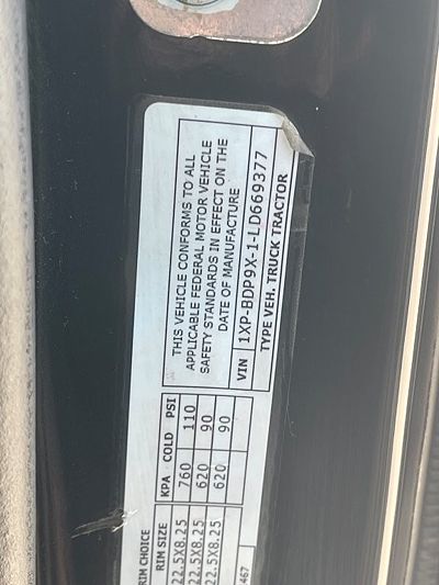 2020 Peterbilt 579