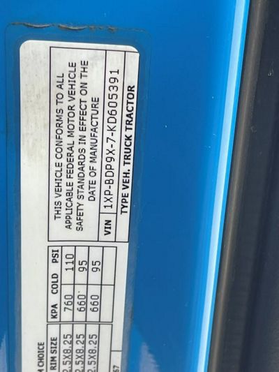 2019 Peterbilt 579
