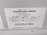 2015 Blue Bird 