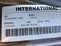 2019 International LT625