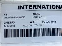 2019 International LT625