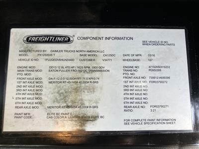 2017 Freightliner Cascadia 125