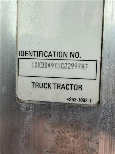 2012 Kenworth T800