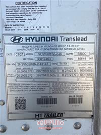 2022 HYUNDAI TRANSLEAD TRAILERS Hyundai Translead Trailers