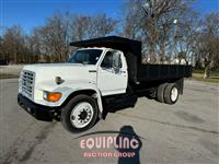 Used 1995 Ford F700 SCISSOR DUMP TRUCK for Sale