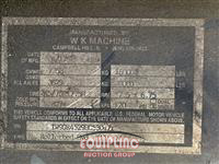 2017 W K MACHINE ROLLERBED HYD TILT W/ CRANE