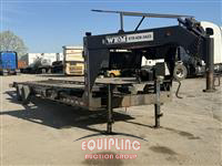 2017 W K MACHINE ROLLERBED HYD TILT W/ CRANE