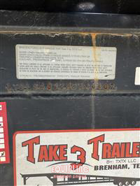 2023 TAKE 3 TRAILERS 3 CAR TRAILER