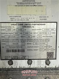 2015 Great Dane ETL-1114-31053