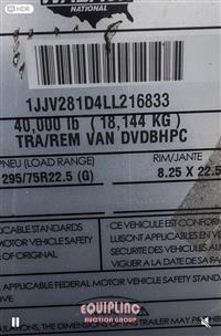 2020 WABASH VANS Dry Van Duraplate