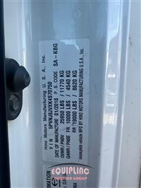 2019 Hino Conventional Type Truck