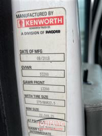 2019 Kenworth MODEL T880 6X4 T/A SLEEPER TRU