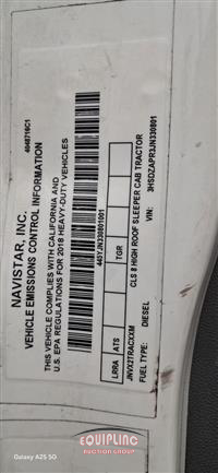 2018 International LT625 6X4 T/A SLEEPER TRUCK TR