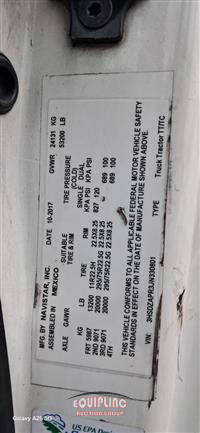 2018 International LT625 6X4 T/A SLEEPER TRUCK TR