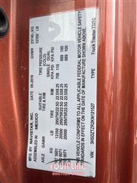 2019 International LT625 6X4 T/A SLEEPER TRUCK TR