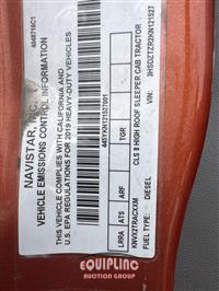 2019 International LT625 6X4 T/A SLEEPER TRUCK TR