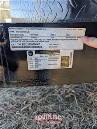 2025 TEXAS PRIDE 14FT DUMP T/A TRAILER