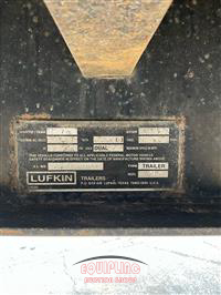 2000 Lufkin FL-II T/A FLATBED TRAILER