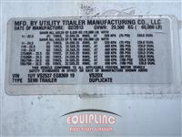 2014 UTILITY TRAILER MANUFACTURER VS2DX T/A DRY VAN TRAILER