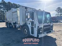 2018 Mack LR633 6X4 T/A SIDE LOAD GARBAG