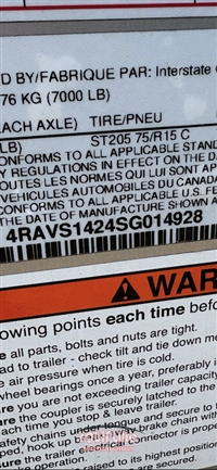 2025 FABRIQUE VICTV714TA2 T/A 14FT TRAILER