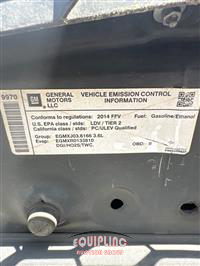 2014 Chevrolet Caprice Police Vehicle