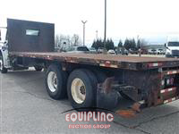 2015 Freightliner M2 6X4 T/A  24FT FLATBED TRUCK