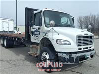 2015 Freightliner M2 6X4 T/A  24FT FLATBED TRUCK
