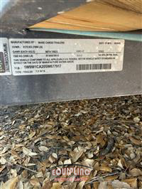 2025 WARE 7X16 T/A CAR HAULER TRAILER