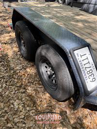 2025 WARE 7X16 T/A CAR HAULER TRAILER