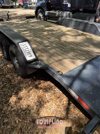 2025 WARE 7X16 T/A CAR HAULER TRAILER