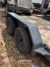 2025 WARE 7X16 T/A CAR HAULER TRAILER